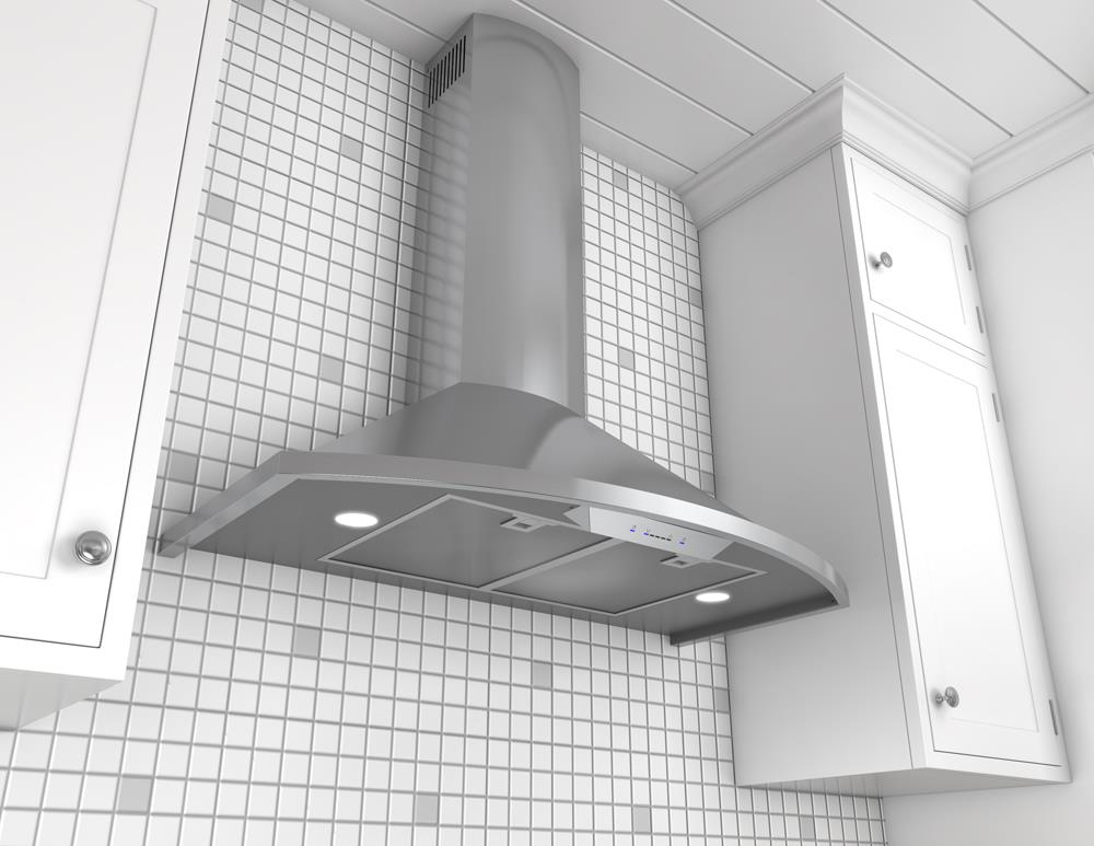 Zephyr ZSAE30CS 30" Wall Mount Europa Savona Chimney Range Hood with